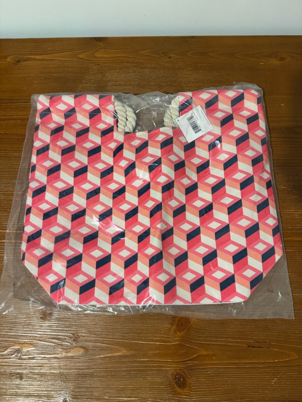 Large Multicolor Pink Tote Bag from
Lancôme Macys BNWT